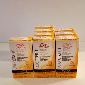 Wella Color Charm Lot of 8 Permanent Color 42ml *Never used